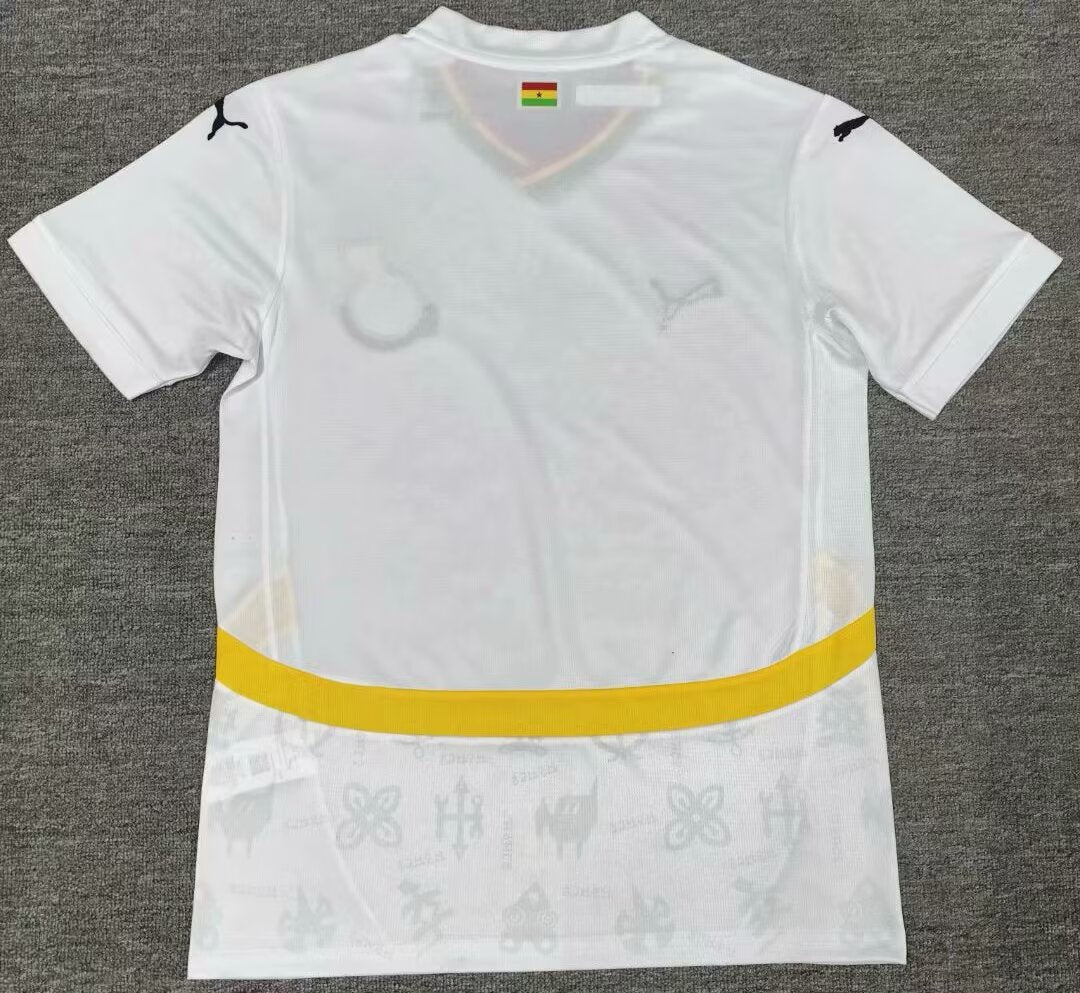 Ghana 2024/2025 Home Fan Version Football Jersey