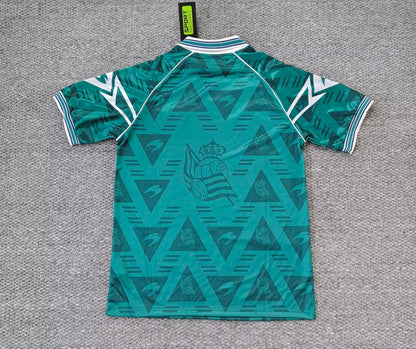 Retro Real Sociedad 1995/1996 Away Fan Version Football Jersey
