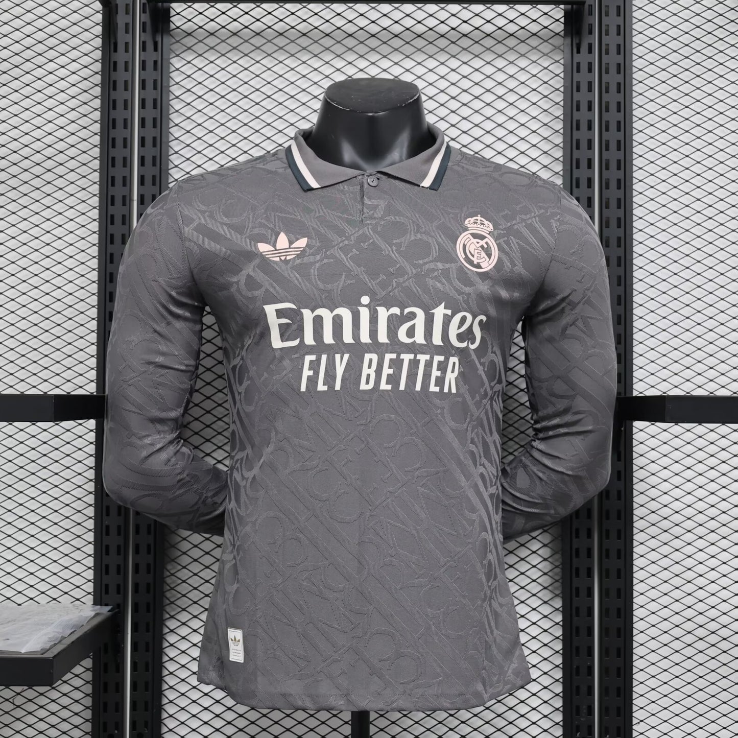 Real Madrid 2024/2025 Third Away Long Sleeve Player Version Football Jersey