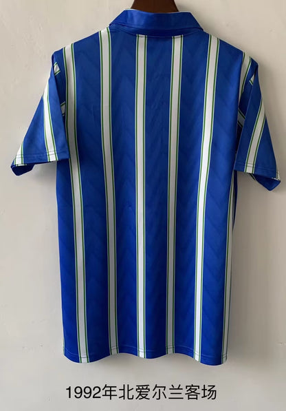 Retro Northern Ireland 1992 Away Football Jersey