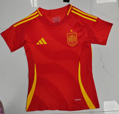 Spain 2024/2025 Women Home Fan Version Football Jersey