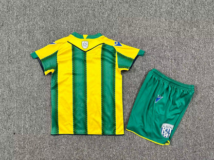 West Bromwich Albion F.C. 2025/2026 Kids Away Fan Version Football Jersey