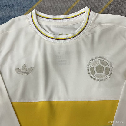 Colombia 2024/2025 Long Sleeve Fan Version Football Jersey