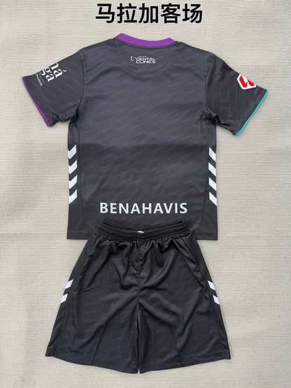 Málaga 2025/2026 Kids Away Fan Version Football Jersey