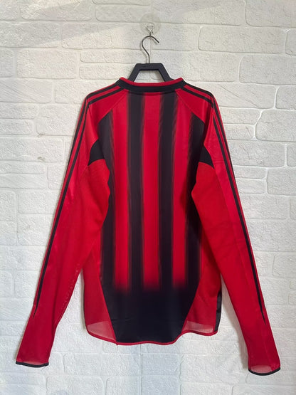 Retro AC Milan 2004/2005 Home Fan Version Football Jersey