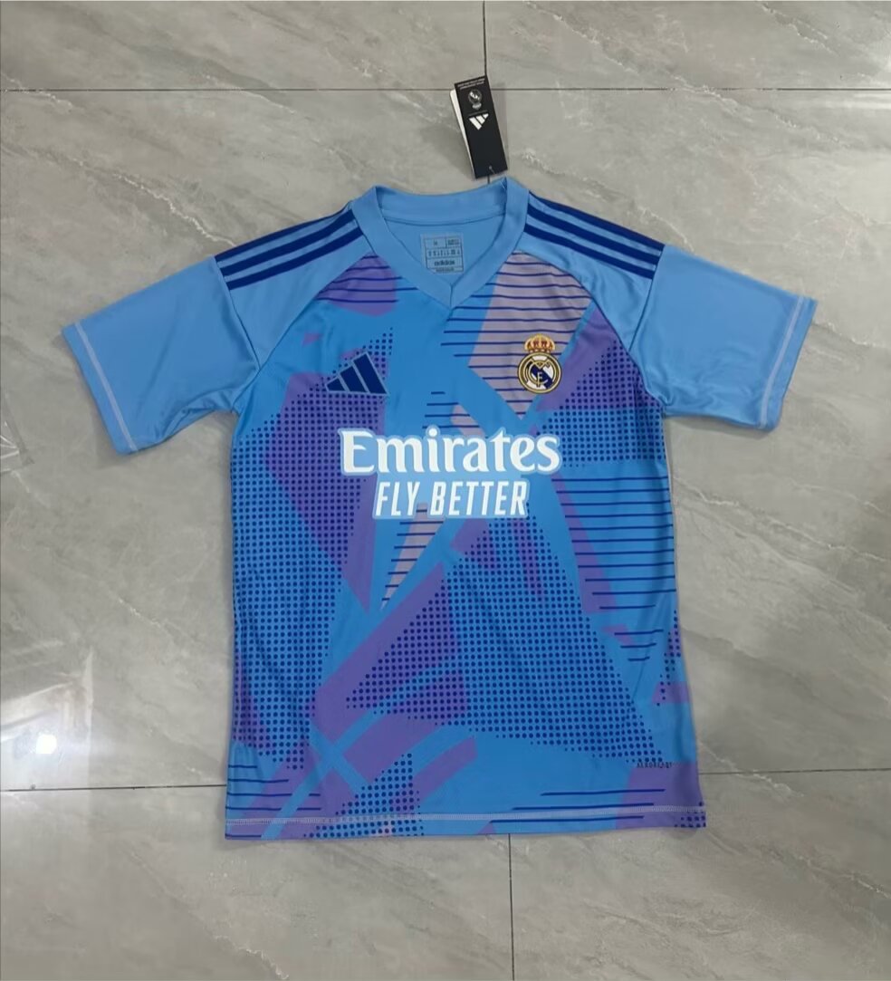 Real Madrid 2024/2025 Goalkeeper Fan Version Football Jersey