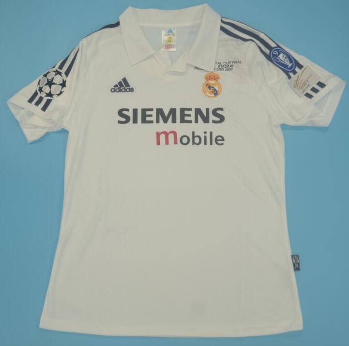 Retro Real Madrid 2002/2003 Home Fan Version Football Jersey