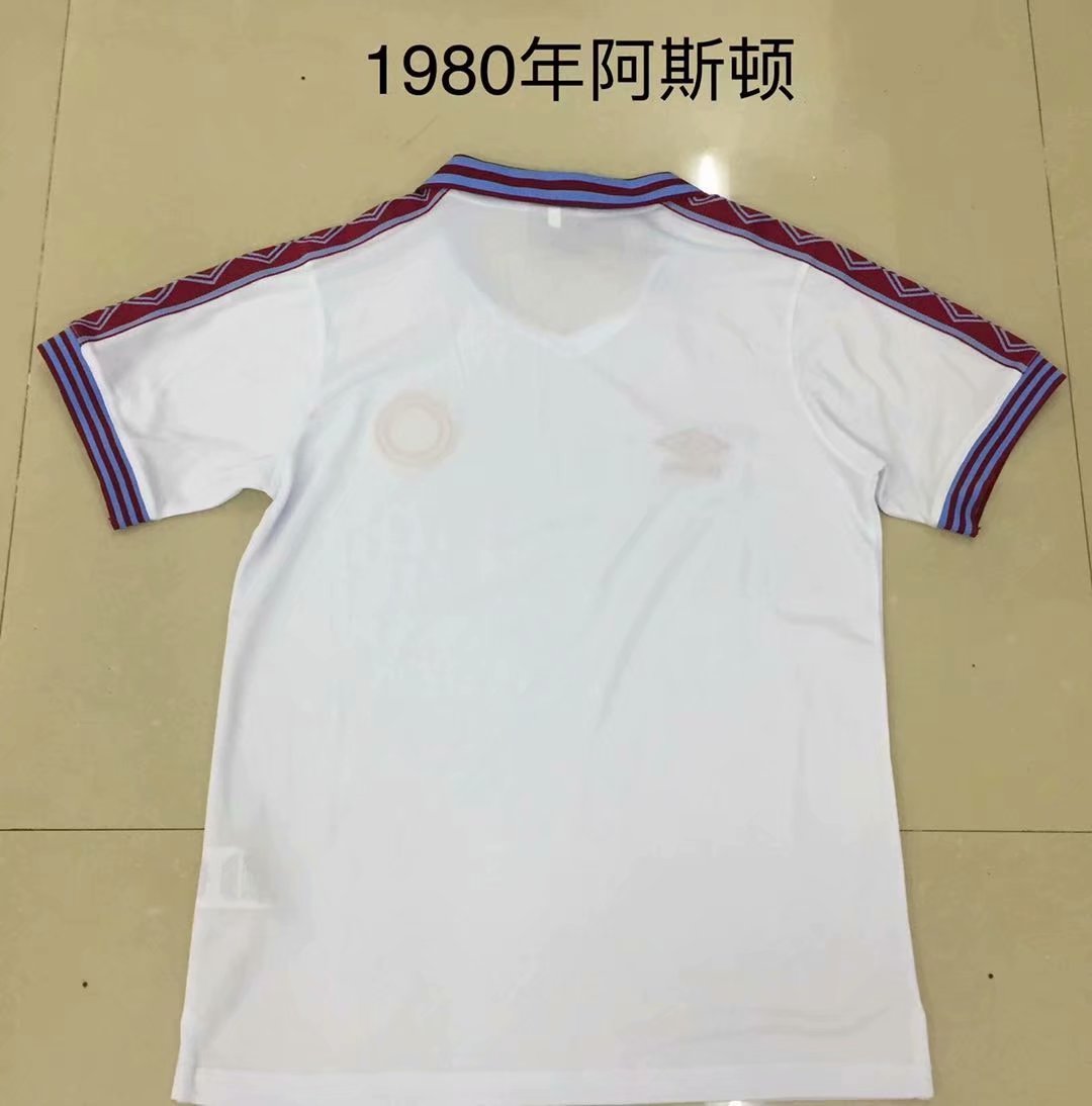Retro Aston Villa 1980 Football Jersey