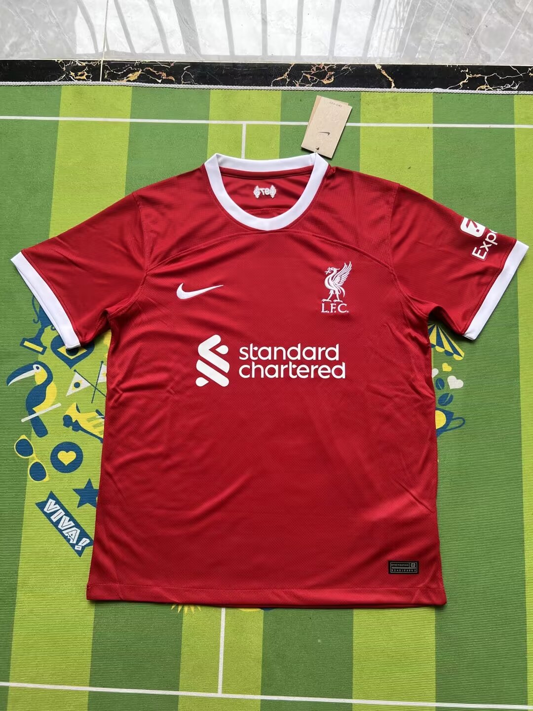 Liverpool 2023/2024 Home Fan Version Football Jersey