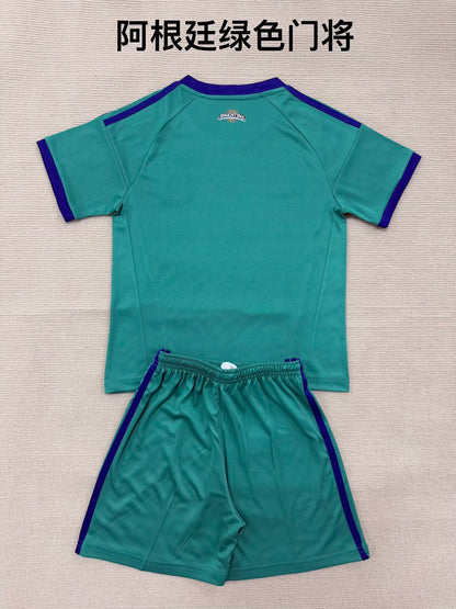 Argentina Goalkeeper With Pants Sets (kids Man 16-2XL) Jersey 2026-2027