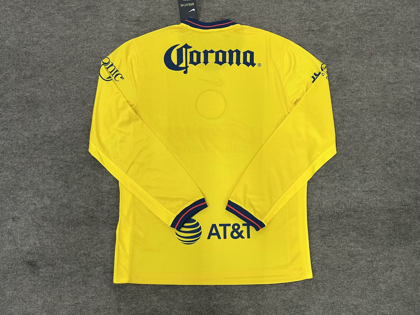 Club America 2024/2025 Home Long Sleeve Fan Version Football Jersey