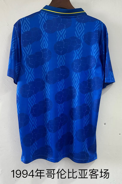 Retro Colombia 1994 Away Football Jersey