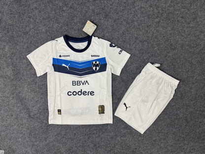 Monterrey 2025/2026 Kids Away Football Jersey