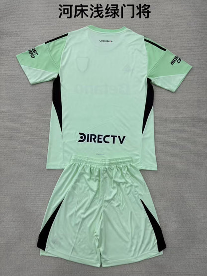 River Plate 2025/2026 Kids Goalkeeper Fan Version Football Jersey