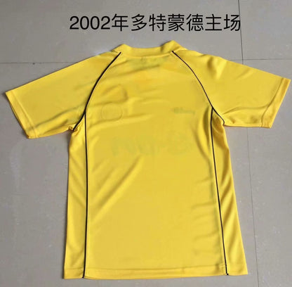 Retro Borussia Dortmund 2002 Home Football Jersey