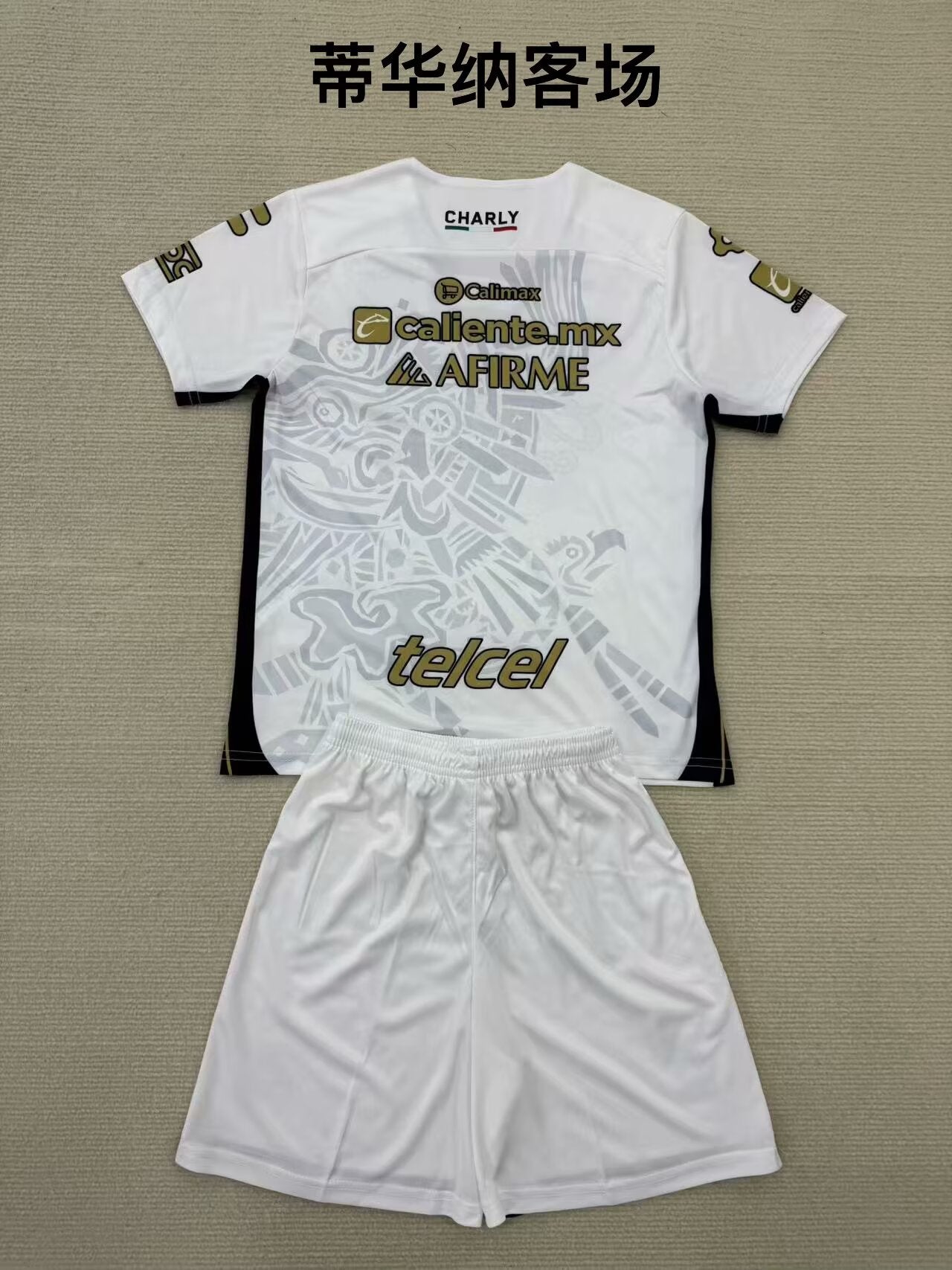 Club Puebla 2024/2025 Kids Away Fan Version Football Jersey