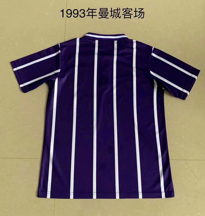 Retro Manchester city 1993 Away Football Jersey