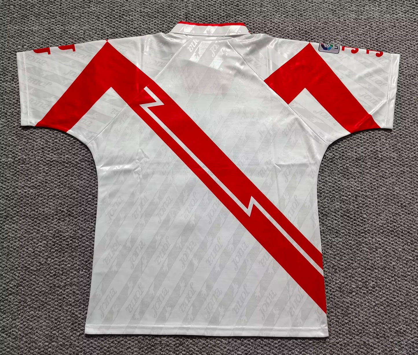Retro Rayo Vallecano 1994/1995 Home Fan Version Football Jersey