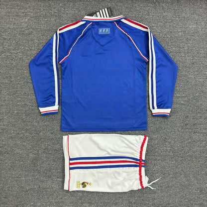 Retro France 1998 Kids Home Football Jersey