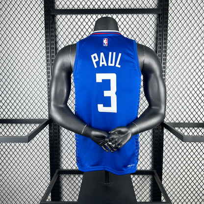 Los Angeles Clippers Blue #3 PAUL NBA Season Jerseys 2023