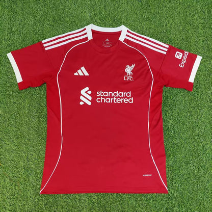 Liverpool 2025/2026 Home Fan Version Football Jersey