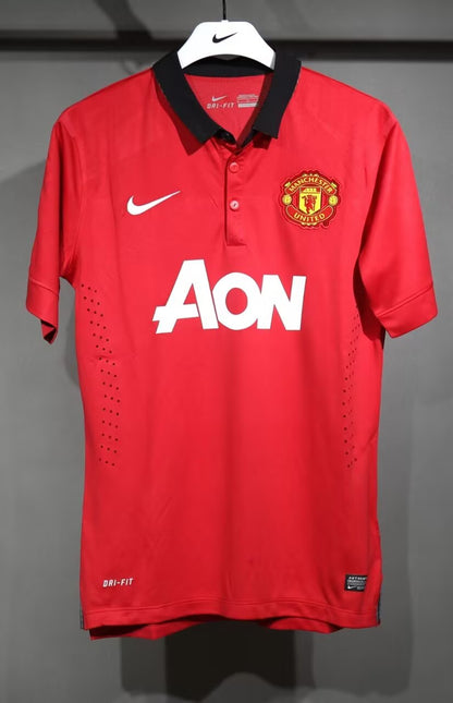 Retro Manchester united 2013/2014 Home Player Version Football Jersey