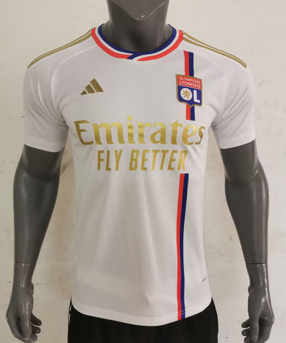 Lyon 2023/2024 Home Fan Version Football Jersey