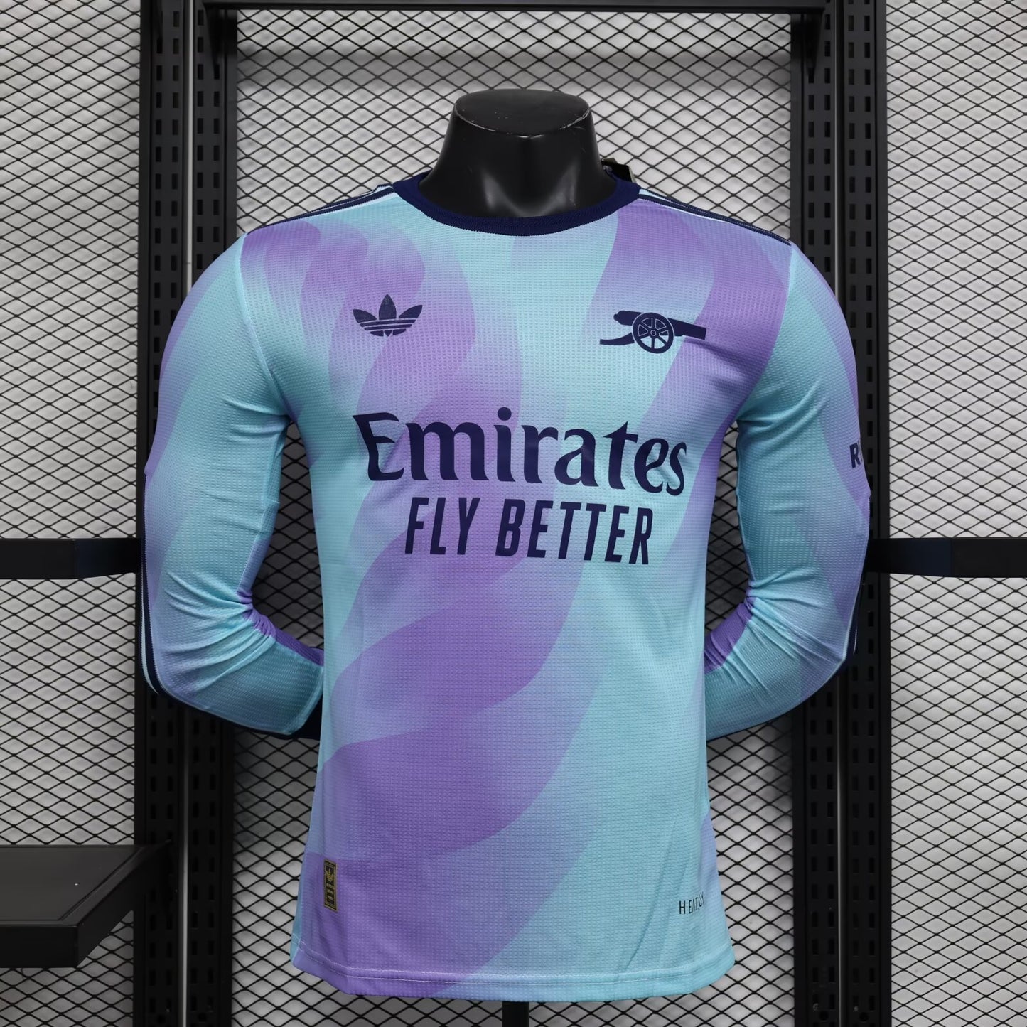 Arsenal 2024/2025 Third Away Long Sleeve Player Version Football Jersey