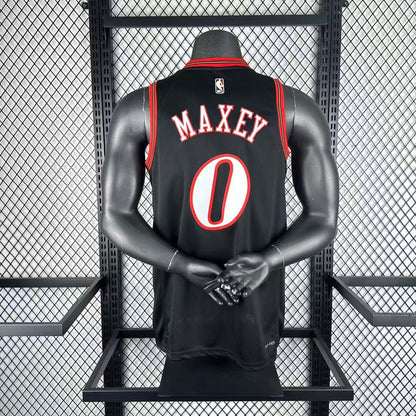 Philadelphia 76ers Retro Black #0 MAXEY NBA Season Jerseys 2026