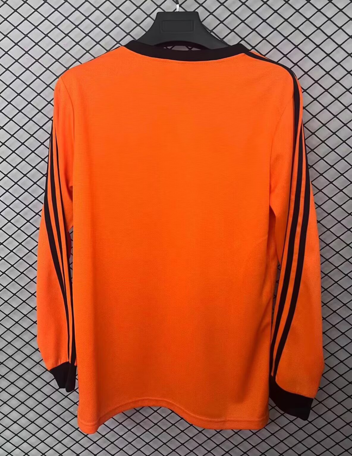 Retro Netherlands 1980 Home Long Sleeve Fan Version Football Jersey