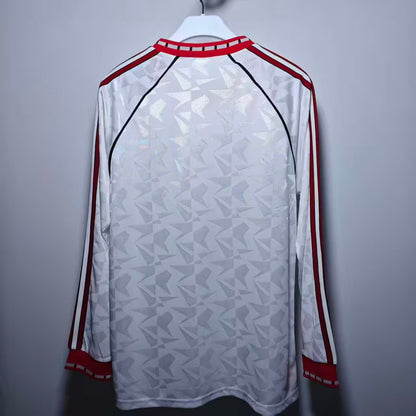 Retro Manchester United 1990/1991 Long Sleeve Football Jersey