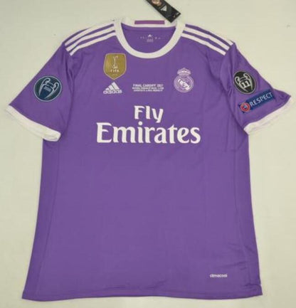 Retro Real Madrid 2016/2017 Away Football Jersey