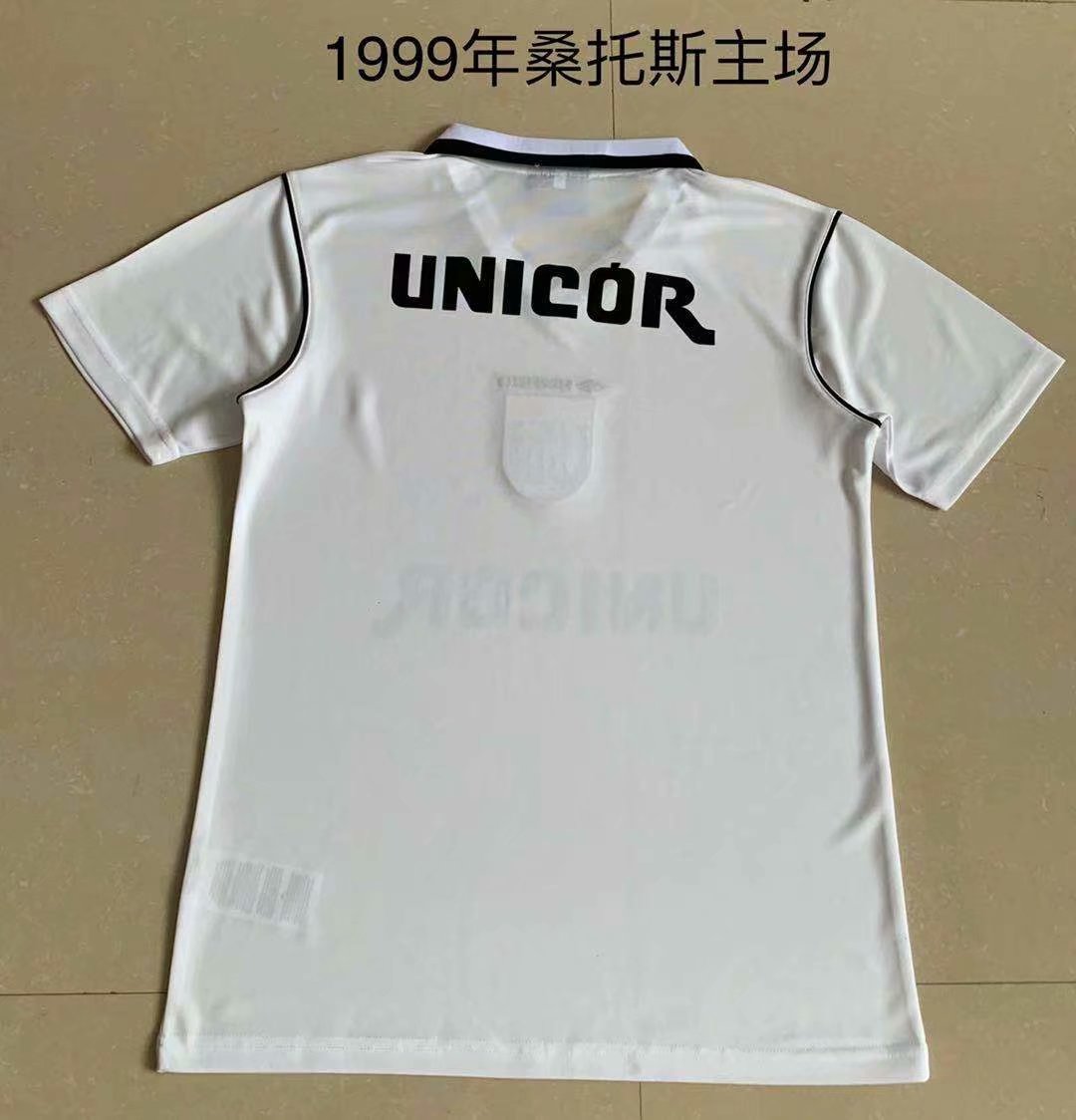 Retro Santos 1999 Home Fan Version Football Jersey