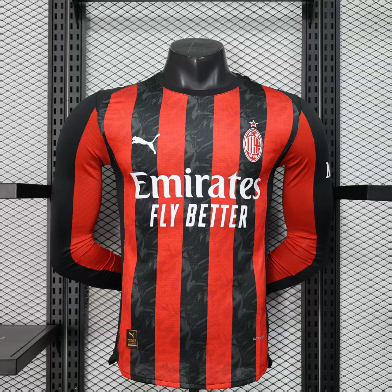 AC Milan 2025/2026 Home Player Version Football Jersey