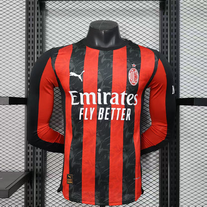 AC Milan 2025/2026 Home Player Version Football Jersey