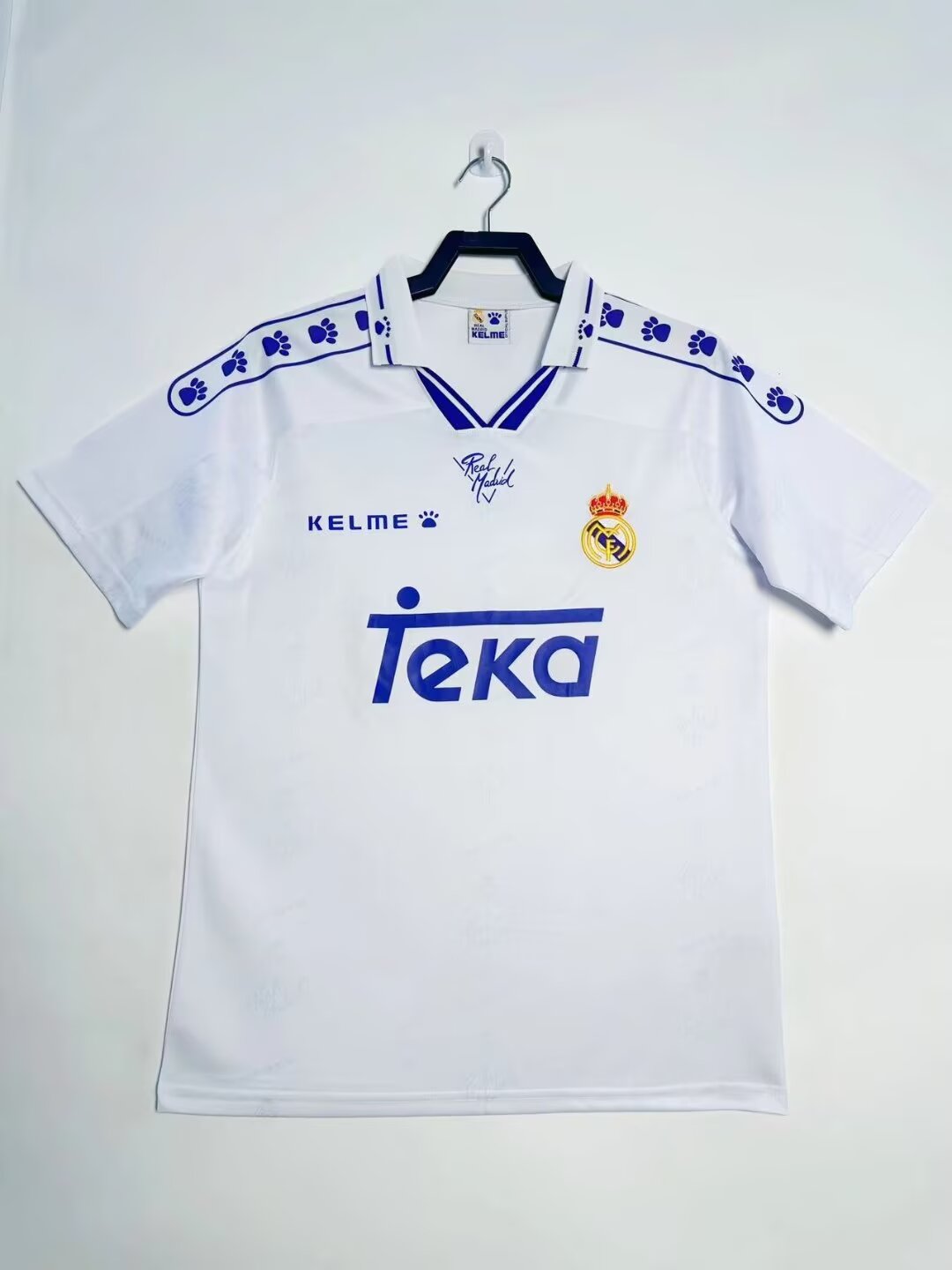 Retro Real Madrid 1994/1995 Home Fan Version Football Jersey