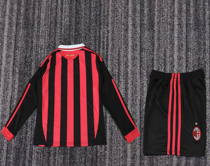 Retro Kids jerseys 2009/2010 Kids Home Long Sleeve Football Jersey