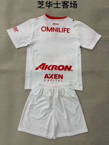 chivas 2025/2026 Kids Away Football Jersey
