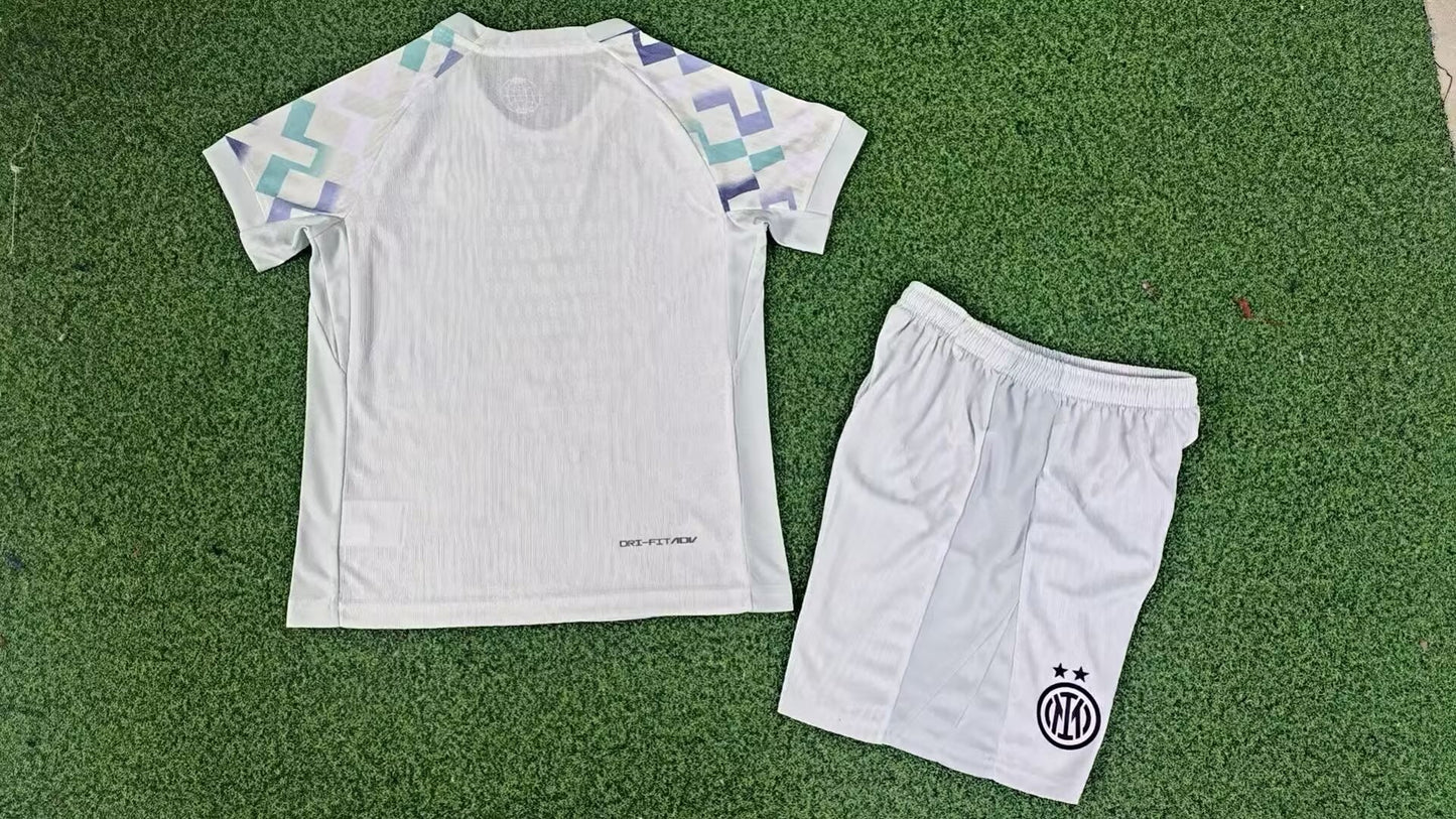 Inter Milan 2025/2026 Kids Away Player Version Football Jersey