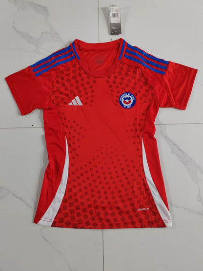 Chile 2024/2025 Women Home Fan Version Football Jersey