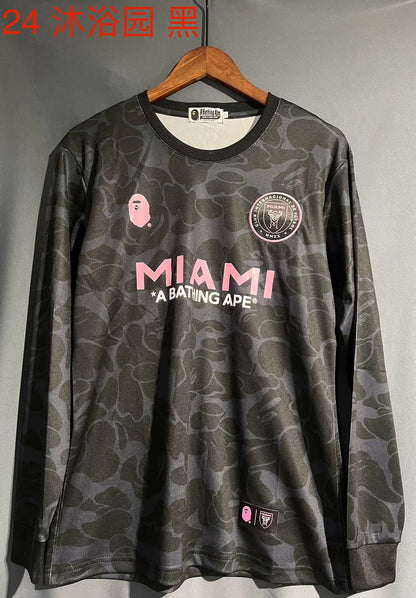 Inter Miami CF Special Edition 2024/2025 Long Sleeve Fan Version Football Jersey