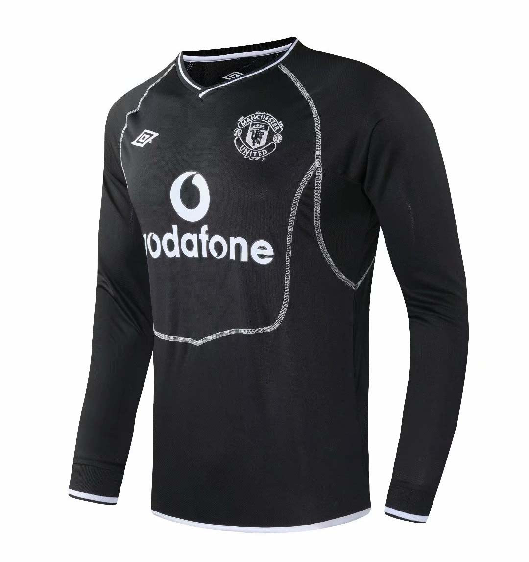 Retro Manchester united 2000 Away Long Sleeve Football Jersey
