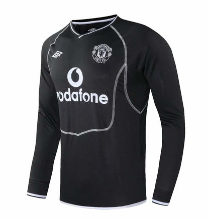 Retro Manchester united 2000 Away Long Sleeve Football Jersey