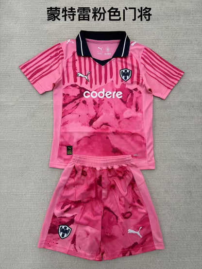 Monterrey 2025/2026 Kids Goalkeeper Football Jersey