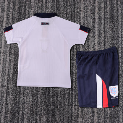 Retro England 1998 Kids Home Football Jersey
