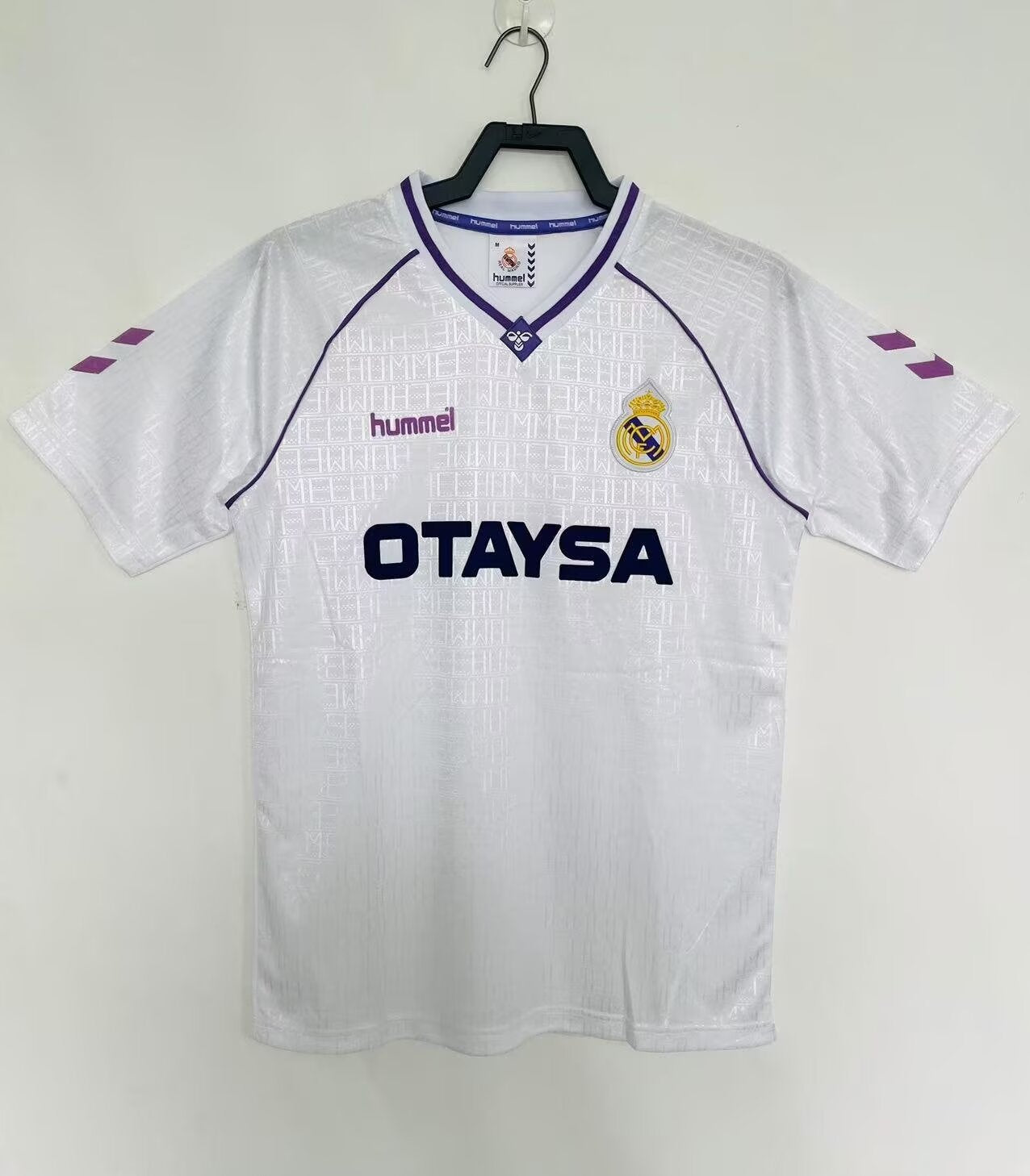Retro Real Madrid 1990/1991 Home Fan Version Football Jersey