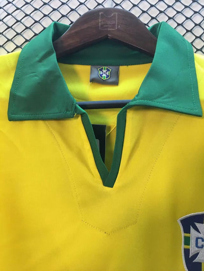 Retro Brazil 1962 Home Football Jersey