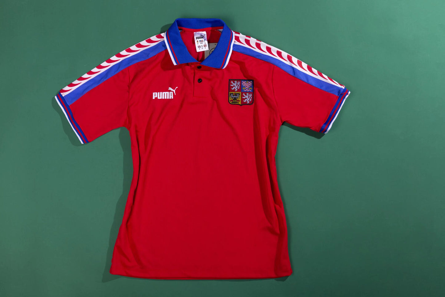 Retro Czech Republic 1996 Home Football Jersey