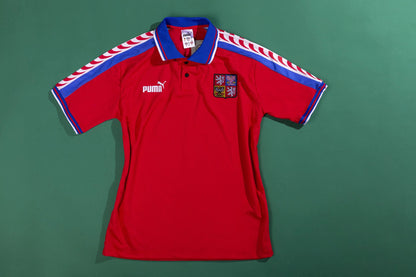 Retro Czech Republic 1996 Home Football Jersey