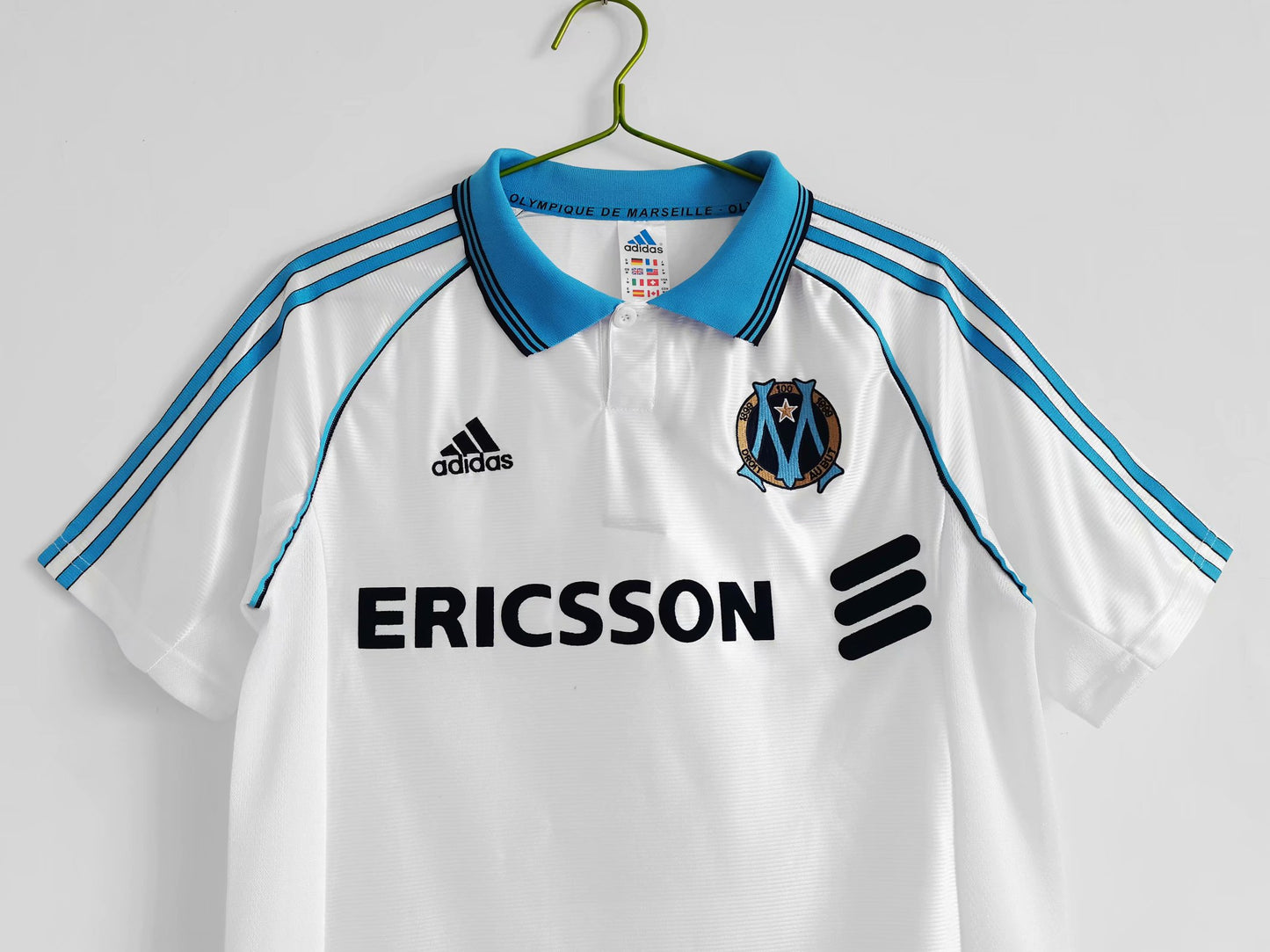 Retro Marseilles 1998/1999 Home Football Jersey